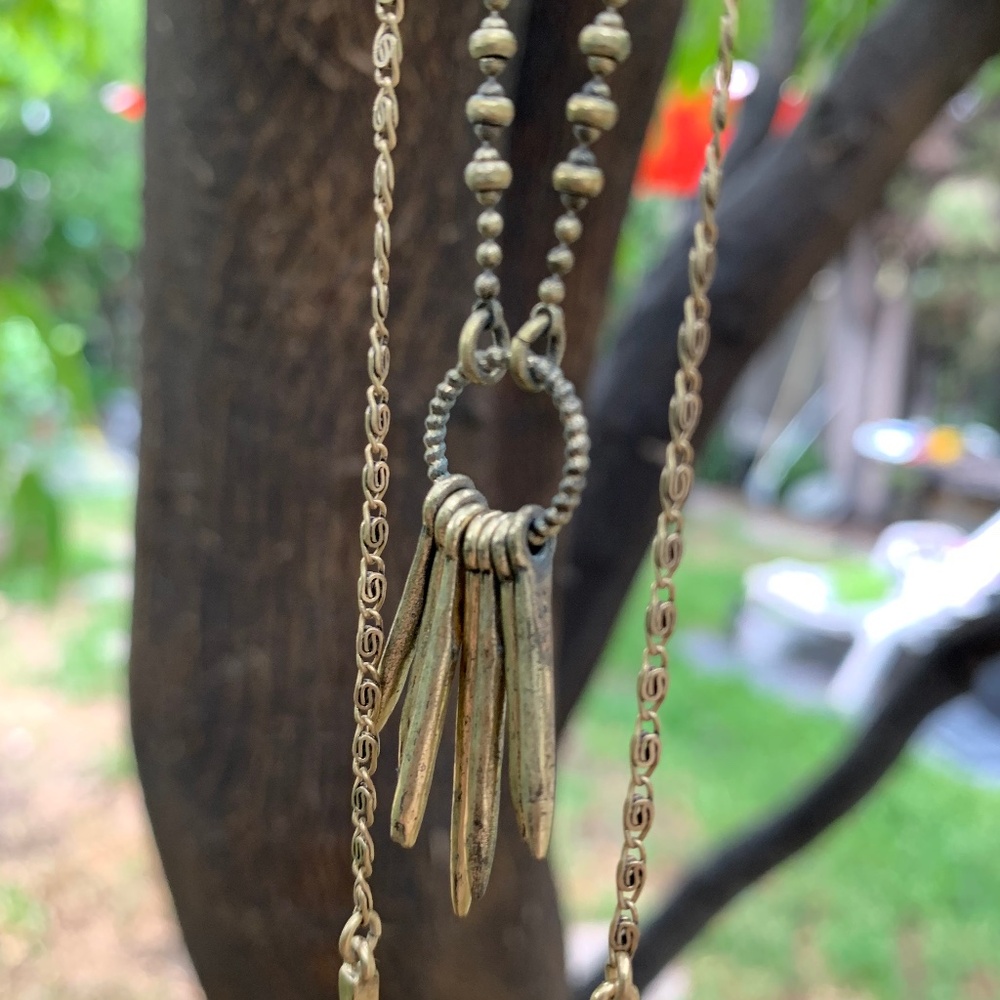 Lucky Brand Triple Chain Necklace - Picture 3 of 14